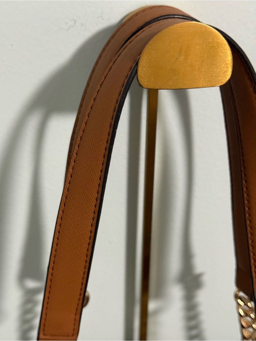 Calvin Klein Multicolor Logo-Print Structured Tote with Tan Trim and gold tones! - Picture 3 of 11